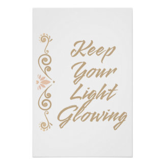 Blijf Je Licht Laten Schijnen Inspirerend Motivere Perfect Poster