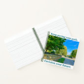 Blijf je pad plaveien notitieboek (Binnen)