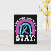 Blijf je verhaal vertellen, niet over zelfmoordpre kaart (Gele Bloem)