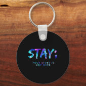 Blijf je verhaal vertellen, niet over zelfmoordpre sleutelhanger (Voorkant)