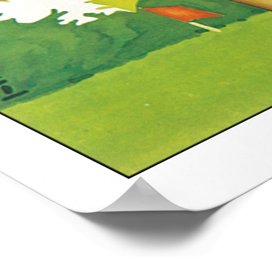 Blijf jong golfen in Duitsland Poster (Hoek)