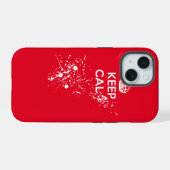 Blijf kal… iPhone 15 case (Achterkant horizontaal)