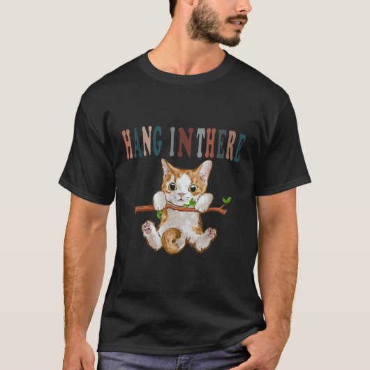 Blijf Kalm Baby Kat T-shirt (Voorkant)