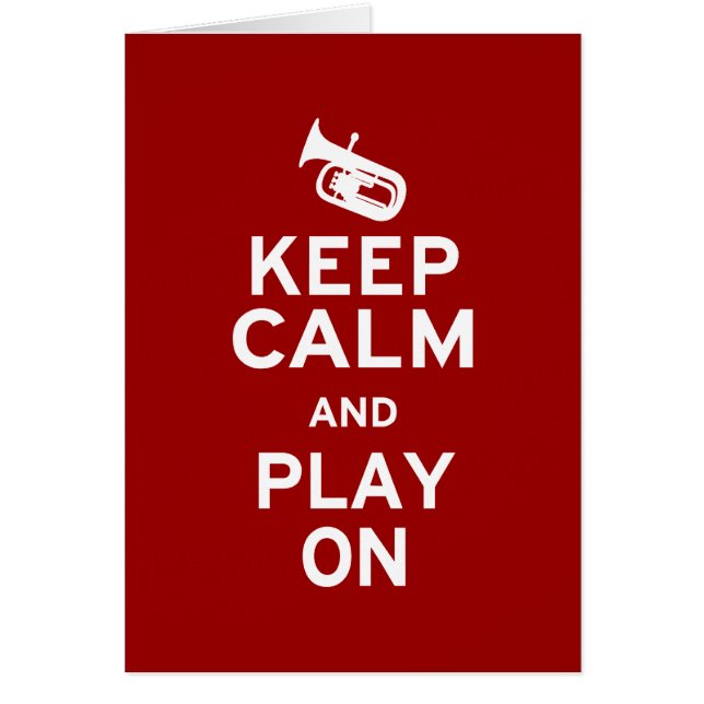 Blijf kalm Bariton (Voorkant)