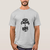 BLIJF KALM & BBQ OP T-SHIRT (Voorkant)