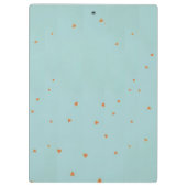 Blijf kalm, blijf gefocust en stijg boven het them klembord (Achterkant)