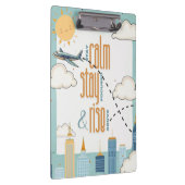 Blijf kalm, blijf gefocust en stijg boven het them klembord (Rechts)