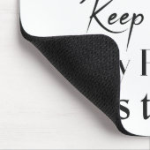 Blijf Kalm. Blijf gefocust. Ga het examen van de B Muismat (Hoek)