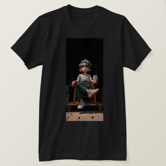 Blijf kalm, blijf gefocust t-shirt (Design voorkant)