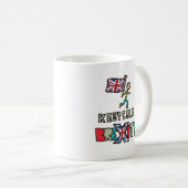 Blijf kalm Brexit Koffiemok (Voorkant rechts)