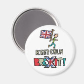 Blijf kalm Brexit Magneet (Voorkant / Achterkant)