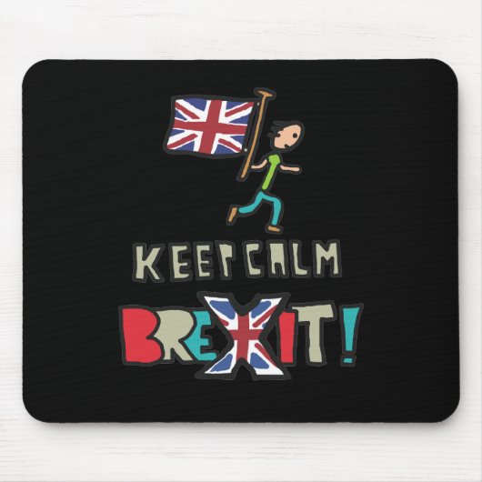Blijf kalm Brexit Muismat (Voorkant)