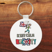 Blijf kalm Brexit Sleutelhanger (Voorkant)