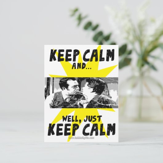 Blijf Kalm... Briefkaart (Staand voorkant)