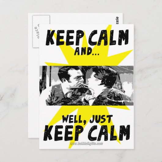 Blijf Kalm... Briefkaart (Voorkant / Achterkant)