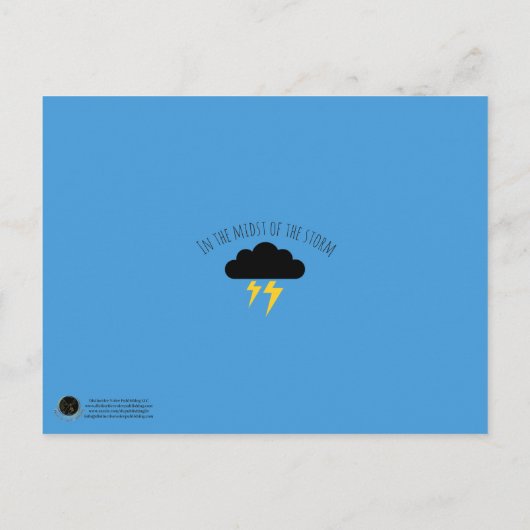 Blijf kalm Briefkaart (Achterkant)