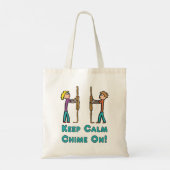 Blijf kalm Campanologie Tote Bag (Achterkant)