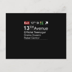 Blijf kalm, deze tiener heeft dromen van New York Briefkaart