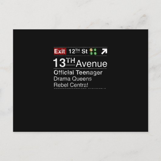 Blijf kalm, deze tiener heeft dromen van New York Briefkaart (Voorkant)