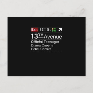 Blijf kalm, deze tiener heeft New York dromen Briefkaart