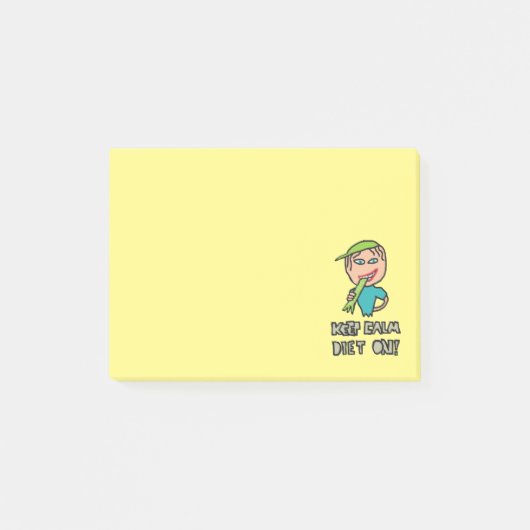 Blijf kalm dieet post-it® notes (Voorkant)