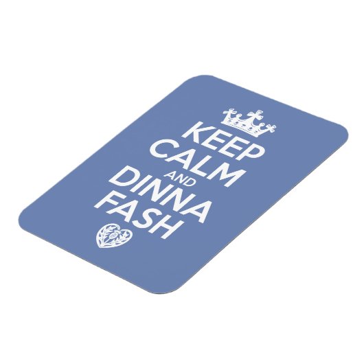 Blijf kalm - Dinna Fash Heart Magneet (Linkerzijde)