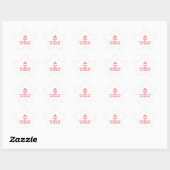 Blijf kalm door te focussen op Enthusiasm Ster Sticker (Vel)