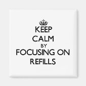 Blijf kalm door te focussen op vullingen magneet (Voorkant)