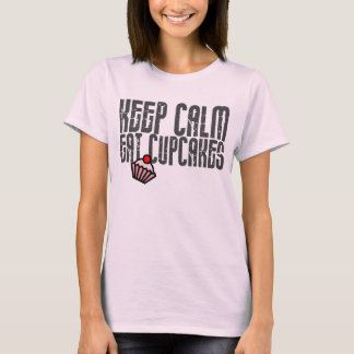 Blijf Kalm. Eat Cupcakes T-shirt