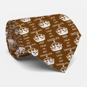 BLIJF KALM EET CHOCOLADE STROPDAS (Opgerold)