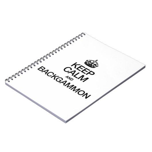 BLIJF KALM EN ACHTERUIT NOTITIEBOEK (Linkerzijde)