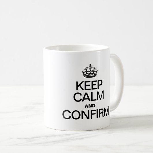 BLIJF KALM EN BEKRACHTIG KOFFIEMOK (Voorkant rechts)