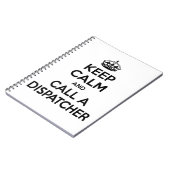 Blijf kalm en bel een Dispatcher Notitieboek (Linkerzijde)