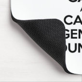 Blijf kalm en bel een genetische adviseur muismat (Hoek)