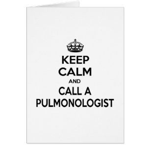 Blijf kalm en bel een longarts