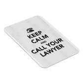 Blijf kalm en bel je advocaat magneet (Rechterzijde)
