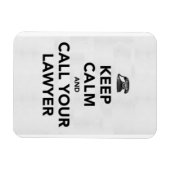 Blijf kalm en bel je advocaat magneet (Horizontaal)