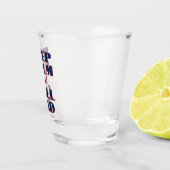 Blijf kalm en bel papa shot glas (Rechts)