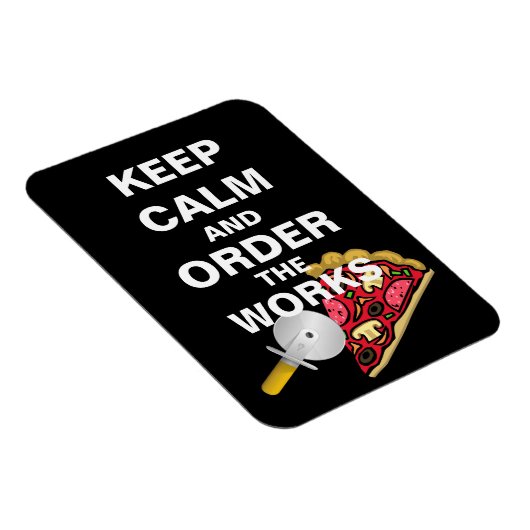 Blijf kalm en bestel de werken magneet (Rechterzijde)