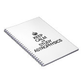 BLIJF KALM EN BESTUDEER ASTROFYSICA NOTITIEBOEK (Rechterzijde)