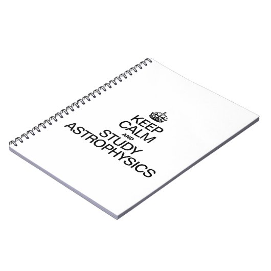 BLIJF KALM EN BESTUDEER ASTROFYSICA NOTITIEBOEK (Linkerzijde)