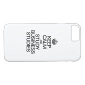 BLIJF KALM EN BESTUDEER BEDRIJFSKUNDE Case-Mate iPhone CASE (Achterkant (Horizontaal))