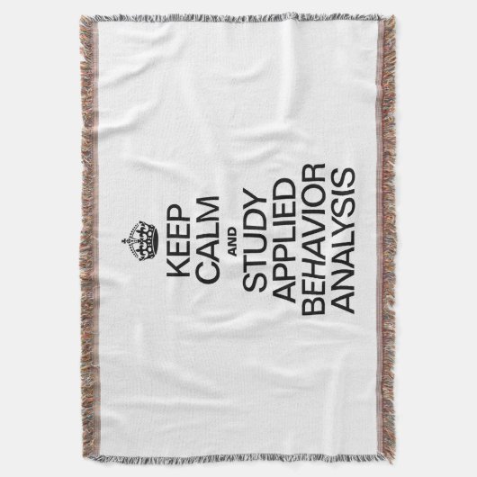 BLIJF KALM EN BESTUDEER TOEGEPASTE GEDRAGSANALYSE DEKEN