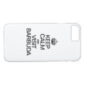 BLIJF KALM EN BEZOEK BARBUDA Case-Mate iPhone CASE (Achterkant (Horizontaal))