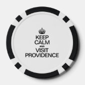 BLIJF KALM EN BEZOEK PROVIDENCE POKER CHIPS (Achterkant)