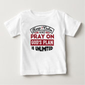 Blijf kalm en bid dat Gods plan onbeperkt is (Voorkant)