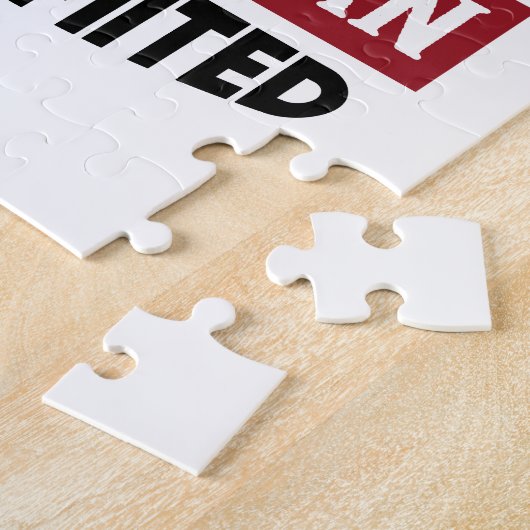 Blijf kalm en bid dat Gods plan onbeperkt is Legpuzzel (Zijkant)