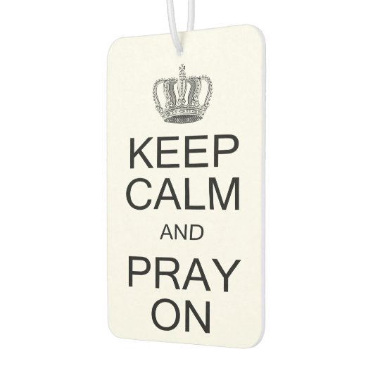 Blijf kalm en bid verder met Royal Crown Inspirati Luchtverfrisser (Links)