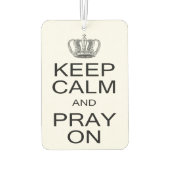 Blijf kalm en bid verder met Royal Crown Inspirati Luchtverfrisser (Achterkant)