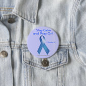 Blijf kalm en bid verder! ronde button 7,6 cm (In situ)